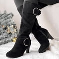 thumbnail image 3 of Mepaouo Women's Knee High Boots Block Heel Platform Winter Boots with Side Zipper, 3 of 7