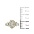 thumbnail image 4 of 1-1/3 Carat T.W. (I2 clarity, H-I color) Brilliance Fine Jewelry Oval cut Diamond Engagement Ring in 10kt Yellow Gold, Size 8, 4 of 5