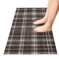 thumbnail image 5 of Haosy White Scottish Tartan Bathroom Rugs Non Slip Absorbent Soft Plush Quick Dry Bath Mat, 39"x20", 5 of 8