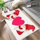 thumbnail image 4 of Xihbxyly Alfombra de San Valentín, Poliéster Rojo, Ultraabsorbente y Antideslizante, Impermeable para Baño, Salón y Cocina, Versátil para Uso En Interiores y Exteriores, 40 X 60 Cm., 4 of 7