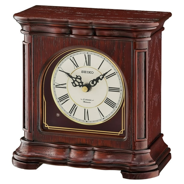 Seiko Traditional Musical Desk/Table Clock  in. Wide 