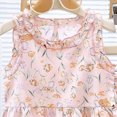thumbnail image 4 of KPOPLK Girls 2 Piece Summer Outfit Sleeveless Dress Tank Top and Shorts Set, Toddler Little Girls Beach Clothes(3-4 Years,Pink), 4 of 6