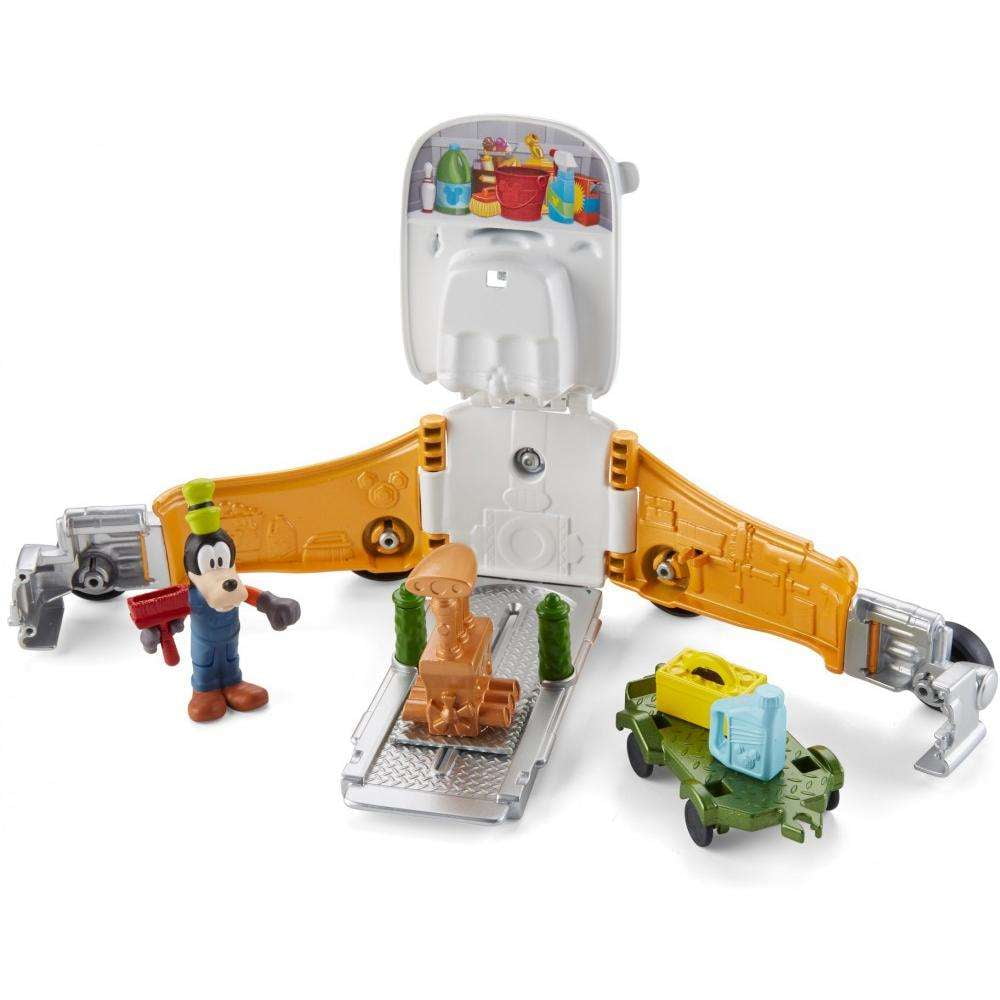 mickey and the roadster racers gas station playset