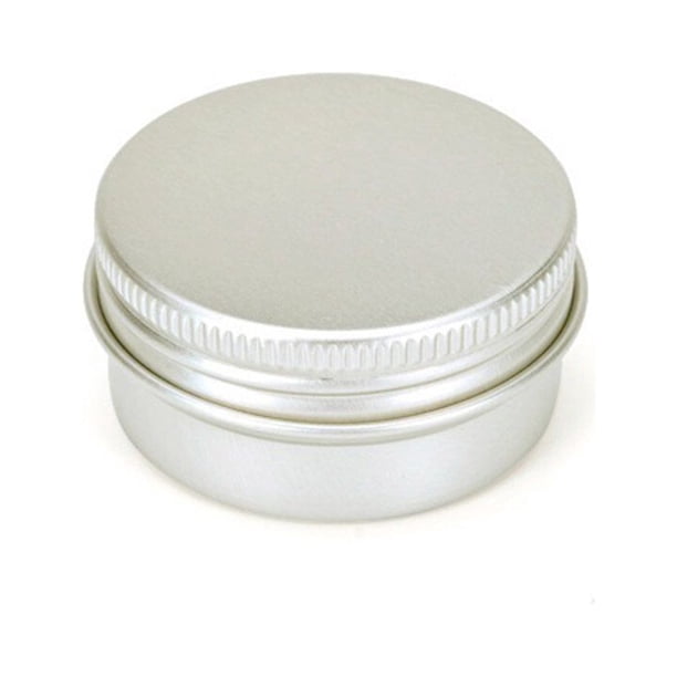 Monstrate Tarro de aluminio vacío con tapa, latas de almacenamiento reutilizables de varios tamaños, caja de regalo rellenable, suministro de Almacenamiento y organización del hogar 20ml/39*20mm