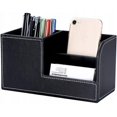 thumbnail image 3 of Caja multifuncional de moda y sencilla para el almacenamiento en escritorios de oficina, cilindro de almacenamiento de cuero, 3 of 5