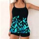 thumbnail image 5 of TaTaai Floral Print Two Piece Bikini Set, Women's Backless Swimsuit with Split Design, Removable Padding for Beach and Vacation Gift, 5 of 7