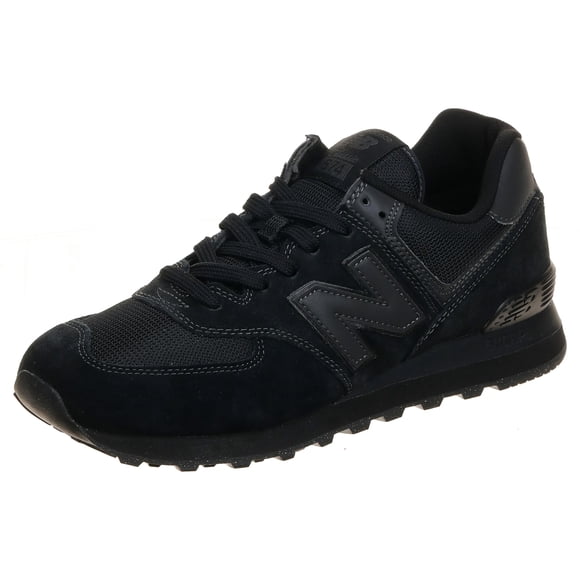 Zapatilla New Balance 574 Core para hombre, color negro/negro, talla 8