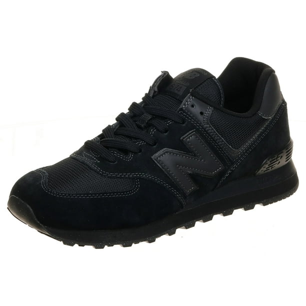 Zapatilla New Balance 574 Core para hombre, color negro/negro, talla 9.5