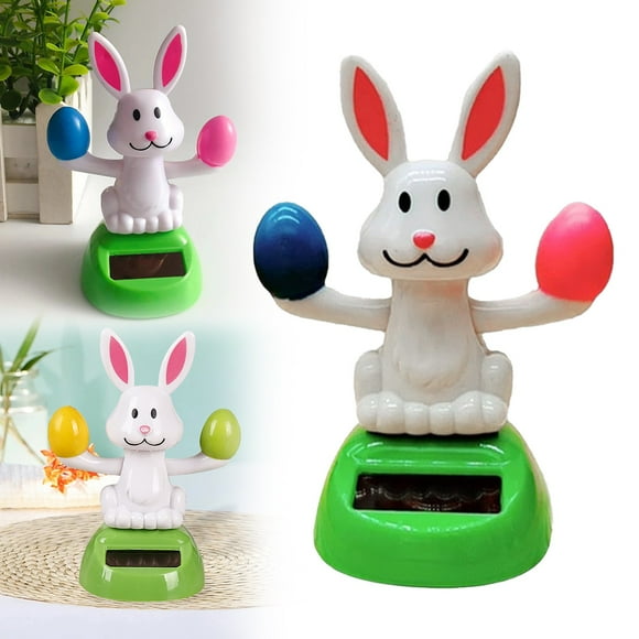 Big sale!Veeogra Easter Bunny,Easter Decorations,Dance Bunny Car Bobblehead Easter Bunny Dance Toy Statue Car Bobblehead Dancer Cute Bunny Swing Doll Car ,Rabbit Decor,Easter Ornaments