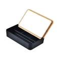 thumbnail image 4 of Organizador de almacenamiento de joyas Strade Fareast Limited estuche de relojes a prueba de polvo Negro, 4 of 8