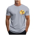 thumbnail image 1 of Eres Más Que una Camisa de Puntuación de Prueba Nueva Moda Casual Hombres Imprimir Camiseta Deportiva Manga Corta Blusas de Cuello Redondo, 1 of 1