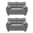 thumbnail image 1 of Sala 2-2 TRINITY Monza 2 Piezas (Love Seat, Love Seat) Gris Para Sala, 1 of 9