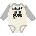 thumbnail image 3 of Inktastic Mama's Little Dude with Arrow Boys Long Sleeve Baby Bodysuit, 3 of 5