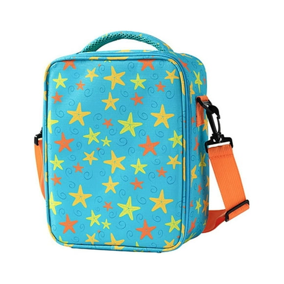 Convenient Oxford Lunch Bags Portable for Office Student Insulated Lunch Bags for Men Women Breakfast Box,C