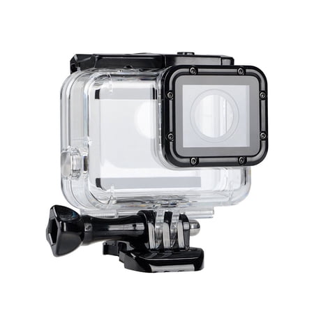 Non-Removable Lens Waterproof Dive Housing Case, 45M Underwater Protective Cover Compatible with HERO 5 6 7 Action Camera