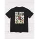 thumbnail image 2 of Men's Football Mom Graphic Tee - Casual Crew Neck Short Sleeve T-Shirt, Breathable 100% Cotton, Machine Washable - Perfect for Summer Tee For Adult, Men, Women, Teen, Teenager, Adolescent, Youth, 2 of 6