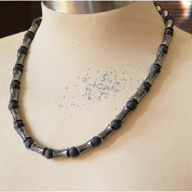 Collar de surfista shaofei con perlas de coco naturales y cuentas de madera negras
