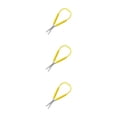 thumbnail image 4 of Guardoinrt Safety Sturdy Elastic Stationery Scissors Multi-functional Self-Opening Office Paper Shear Teens Students Yellow 3Set, 4 of 6