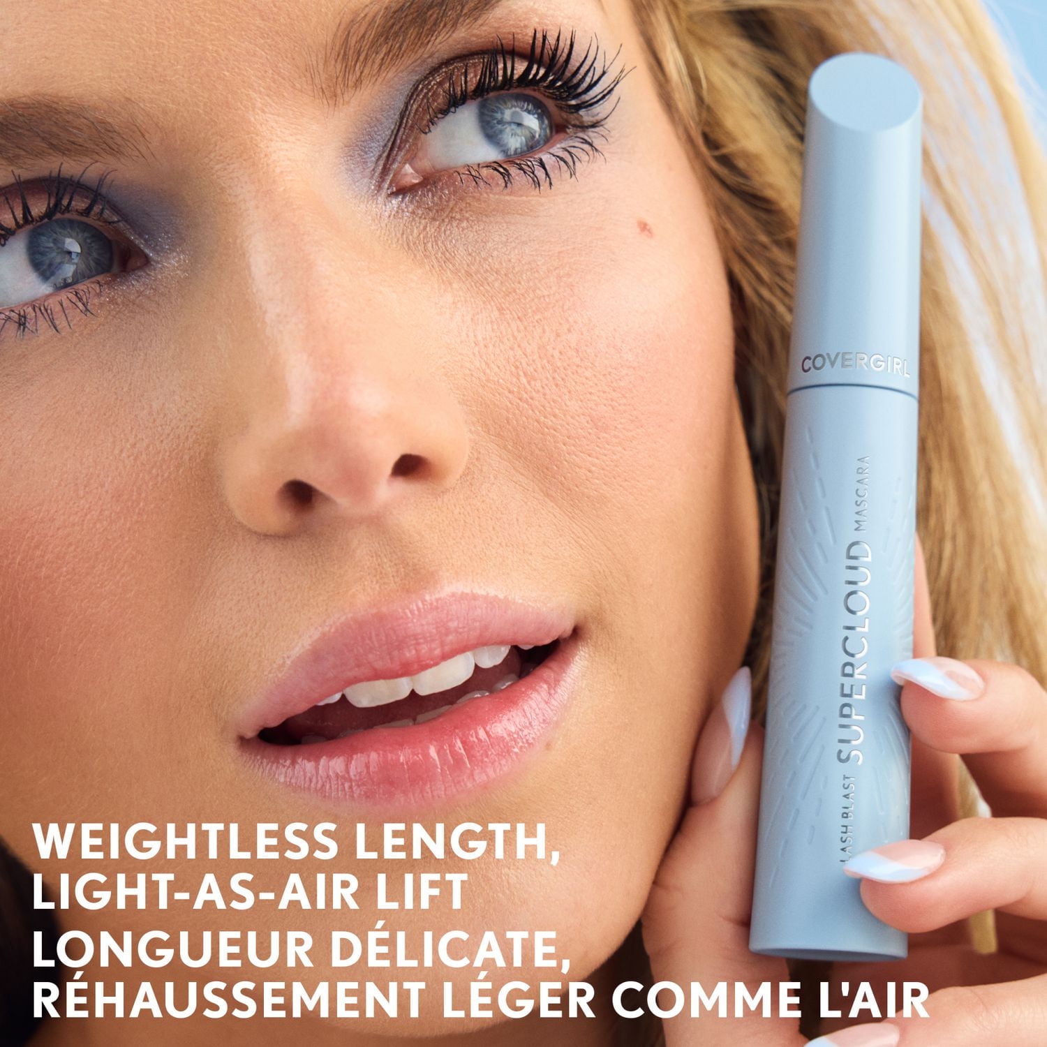 Lash Blast Supercloud Mascara, Longue tenue, Sans grumeaux, Sans bavures, Ne s’effrite pas, Mascara végétalien Allonge et relève parfaitement