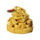 thumbnail image 5 of Estatua de resina de sapo de tres patas, rana china, para coche Dorado, 5 of 9