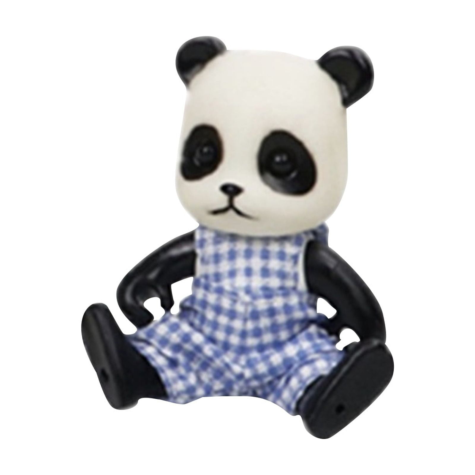 Miniature Forest Animal Figurines Toy with Removable Outfits Simulation Little Critters for Imaginative Play and Home Display Collectible