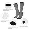 thumbnail image 6 of Easygdp Airplane Routes Around The World Soccer Socks Sport Knee High Socks Calf Compression Athletic Socks for Men and Women, 6 of 9
