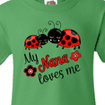 thumbnail image 4 of Inktastic My Nana Loves Me with Cute Ladybugs Youth T-Shirt, 4 of 5