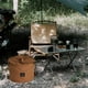 thumbnail image 5 of Basurero plegable para camping, contenedor de reciclaje portátil, bolsas de basura plegables para lavandería Marrón, 5 of 7