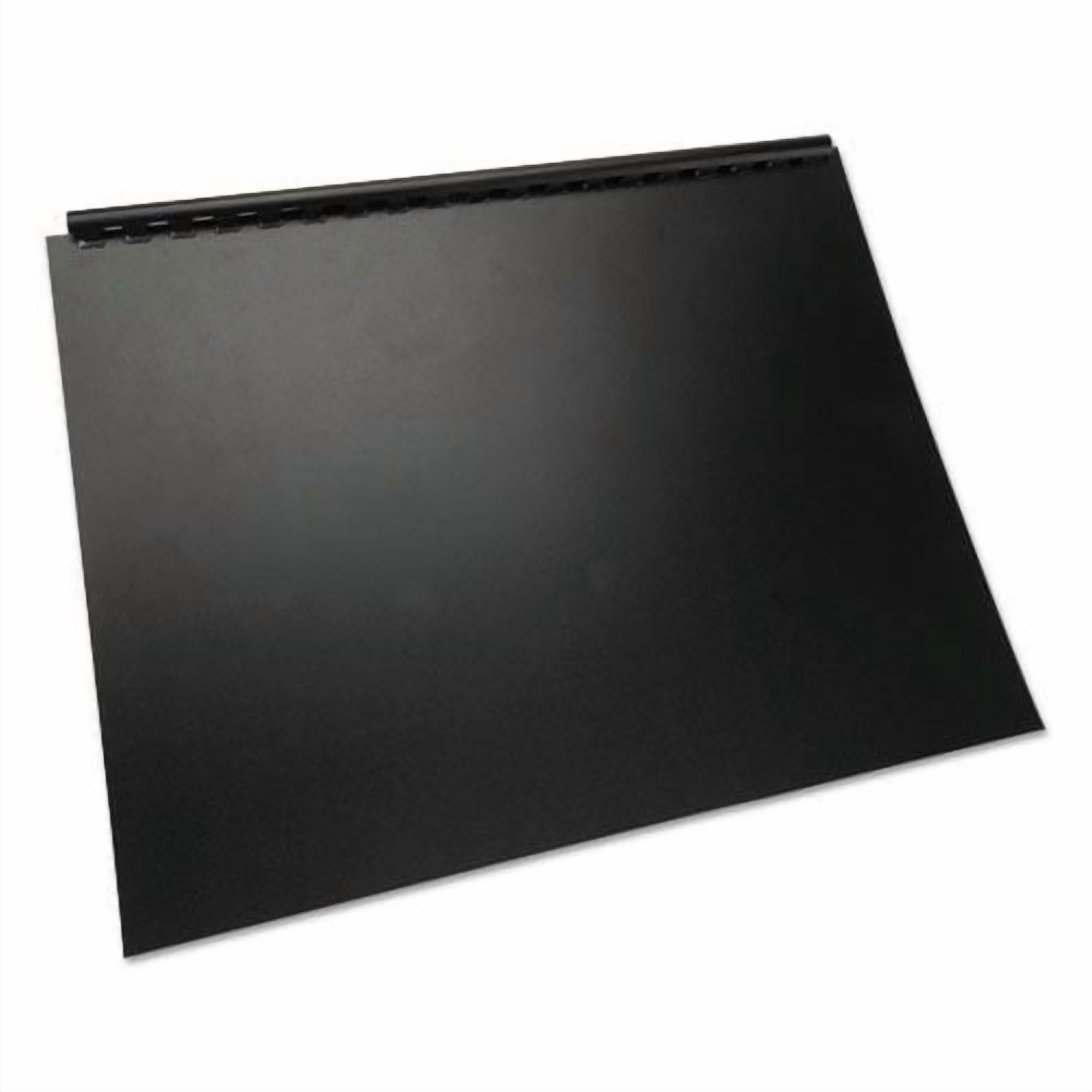 GBC 25818 11 in. x 8.5 in. Unpunched 100 Percent Recycled Poly Binding Cover - Black (25/Pack)