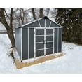 thumbnail image 4 of Palram - Canopia Yukon 11' x 9' Shed - Gray, 4 of 13