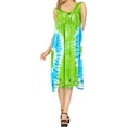 thumbnail image 4 of HAPPY BAY Women's Plus Size Swing House Wear Dresses 1X-2X Grass_AC1051, 4 of 4