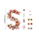 thumbnail image 3 of Herunwer Halloween Thanksgiving Decorations Artificial Leaf Garland Rattan Hanging Pumpkin Maple Leaf Garland Indoor Home Halloween Christmas Party Fireplace Decorations, 3 of 6