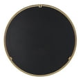 thumbnail image 6 of Kate and Laurel Rollo Modern Round Wall Mirror, 22 inch Diameter, Gold, Beautiful Circle Mirror for Wall, 6 of 8