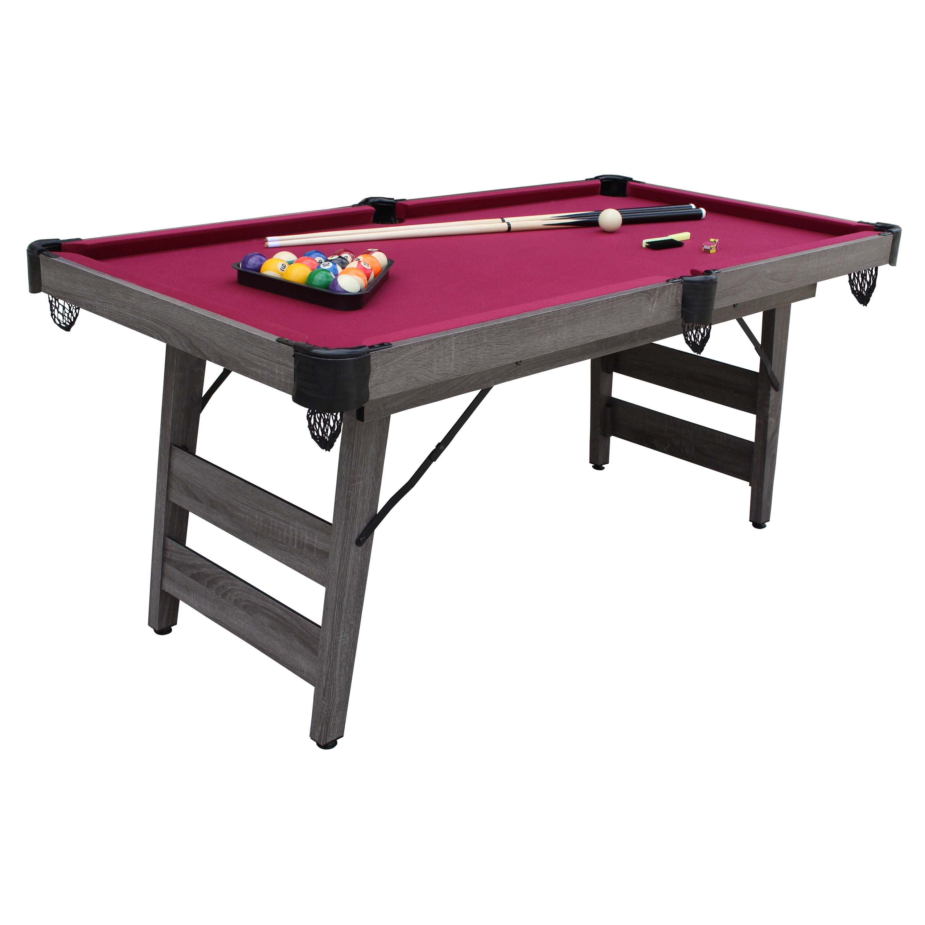 Hathaway 6ft Pendleton Portable Pool Table