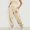 Beige, variant on Women's Sweatpants Wide Leg High Waist Loose Flare Sweatpants Fashion Fitness Sports Loose Elastic Waist Long Sweatpants Drawstring Sports Joggers Solid Color