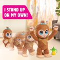 thumbnail image 2 of Furreal Peanut The Playful Monkey Interactive Toy, 15-Inch Realistic Plush, Kids Toys For Ages 4 Up, 2 of 3