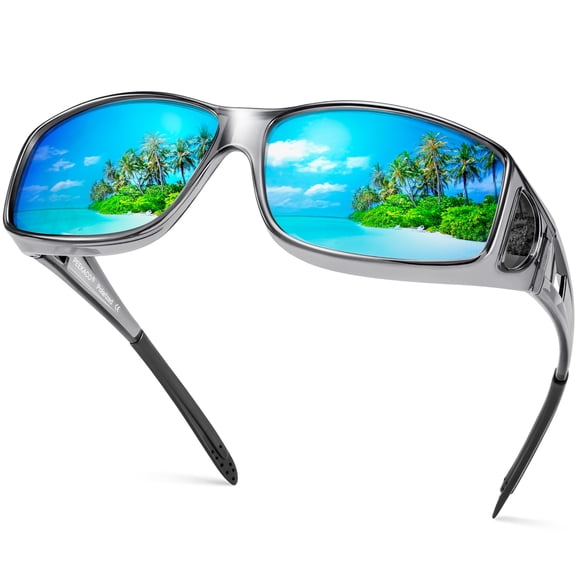 Gafas de Sol Polarizadas Peekaco UV400 Fit Over para Mujeres y Hombres