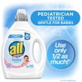 thumbnail image 4 of Detergente líquido para ropa All Gentle for Baby, 2 x 75 oz, 4 of 6