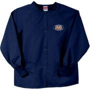 NCAA GelScrubs Navy Blue Nursing Jacket - Auburn University Tigers - Tiger Eyes
