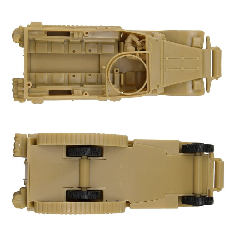 BMC CTS WW2 US M3 Halftrack - Tan Plastic Army Men Armored Vehicle