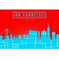 thumbnail image 5 of San Francisco, City Skyline, (12x18 Wrapped Canvas, Wall Decor, Artwork), 5 of 5