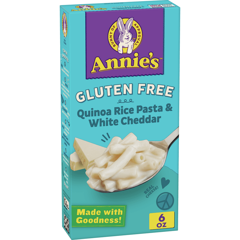 Annie's Quinoa Rice Pasta and White Cheddar, Gluten Free, 6 oz