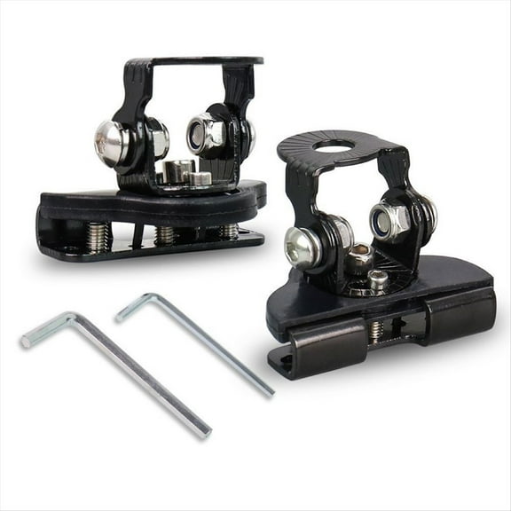 Rollbacks & More Universal LED Light Bar Mounting Brackets, Adjustable Hood Pillar Mounts, Led Work Mount Bracket Clamp Holder 2PCS