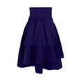 thumbnail image 3 of TAIAOJING Women Irregular Slim High Waist Tie Skirt, 3 of 3