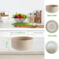 thumbnail image 3 of SAYLITA 4 Pack Unbreakable Cereal Bowls - Wheat Straw Fiber Lightweight Bowl Sets 4 - Dishwasher & Microwave Safe - Eco Friendly Durable Bowl Set for Children Rice Soup Bowls, 3 of 7