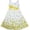 Yellow, variant on Sunny Fashion Girls Dress Purple Rose Flower Double Bow Tie Party Kids Sundress 4-5