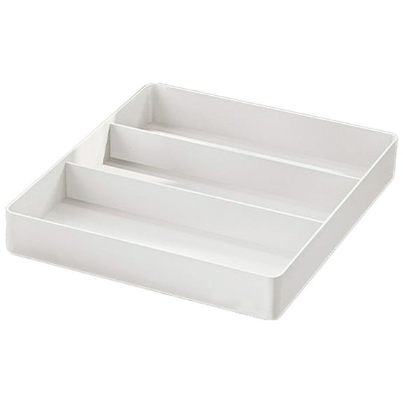 AOOOWER Multiple Compartment Plastic Storage Tray for Kitchen Drawer Mess Release Space