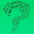 thumbnail image 5 of The Big Bang Theory Sheldon Bats Adult Green T-Shirt, 5 of 5