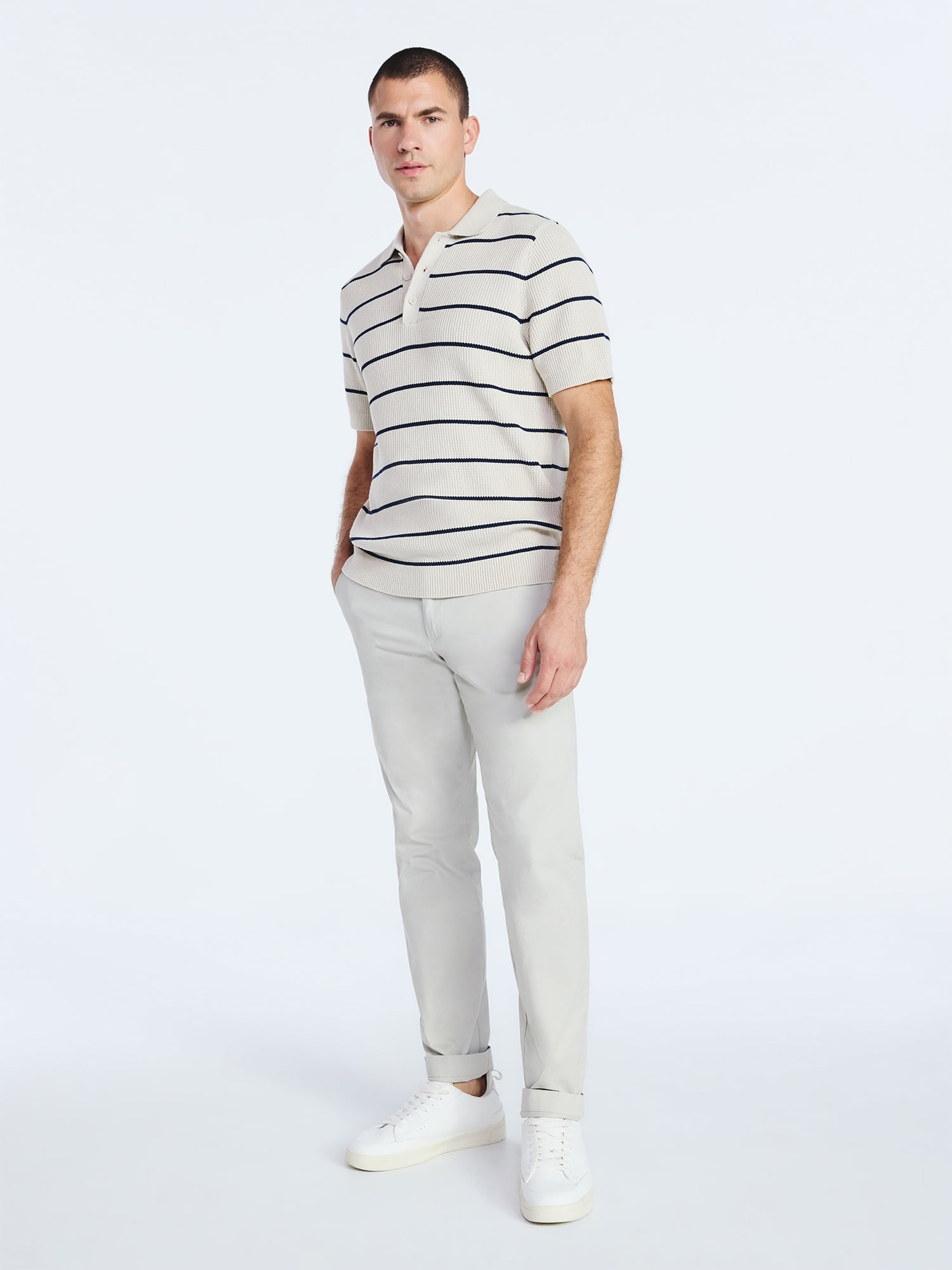 Free Assembly Men's Straight Tapered Fit Chino Pants, Sizes 29-42