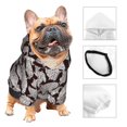 thumbnail image 3 of Balery Hand Drawn Pig Sudadera con Capucha para Perros Pequeños – Ropa para Mascotas, Disfraz para Perros y Gatos, Ideal para Fiestas y Cosplay-Medium, 3 of 7